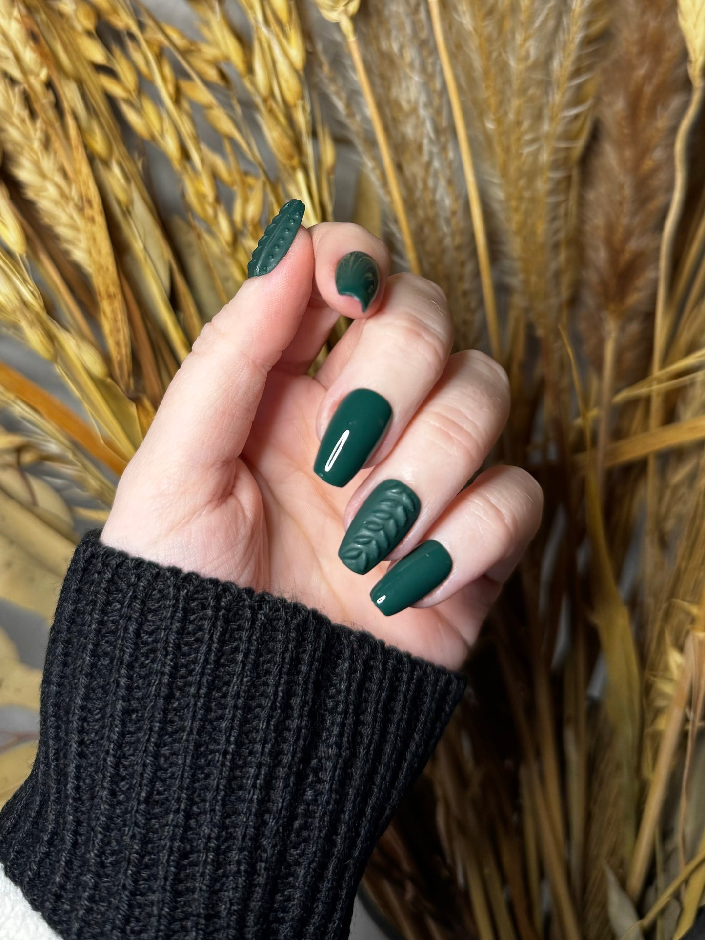 Dark Jungle Green Sweater