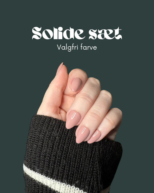 Solide sæt - valgfri farve